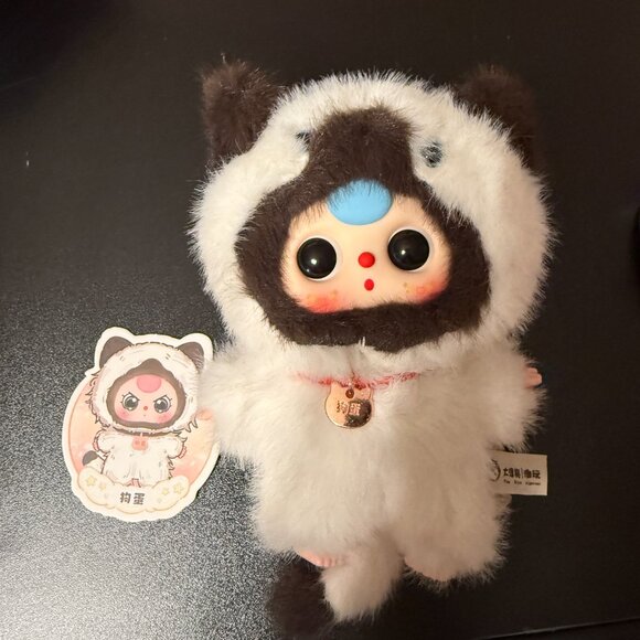 LOT OF 2 BABY THREE WHO'S CAT IS THIS PLUSHIES NIB - Picture 3 of 3